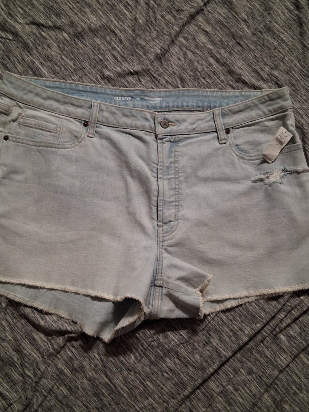 Old Navy Women’s OG Straight Short Jeans – Light Blue Denim – NWT
